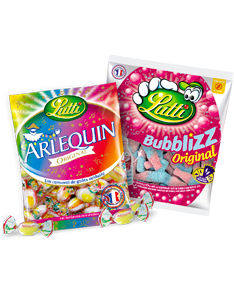 French Lutti Arlequin Sour Candies 100g From France