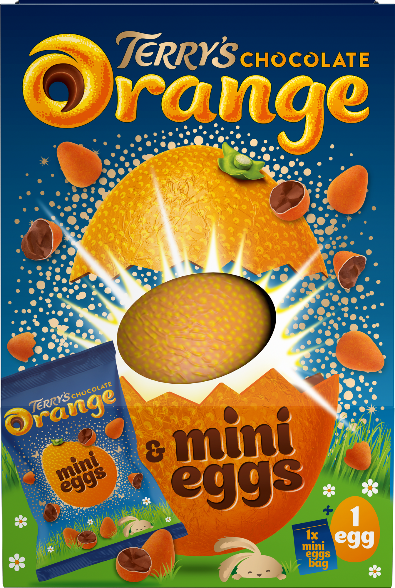 Orange chocolate deals easter egg